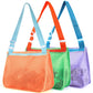 Clapet Mesh Beach Bag For Kids Sand Toys, 3 Pack Shell Collecting Bag For Beach Toys Seashell Swimming Accessories For Boys Girl