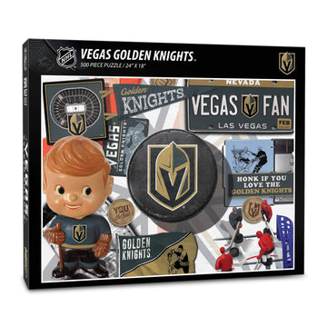 Youthefan Nhl Vegas Golden Knights Retro Series 500Pc Puzzle