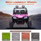 Postack 24V Xxl Ride On Toy For Big Kids, Eva Rubber Tires Battery Powered Car For Kids, Side By Side 2 Seater Kids Car With Rem