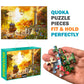 Quokka Puzzles for mature-themeds 1000 Pieces and Up - 3 Pack of 1000 Piece Puzzles for Kids Ages 8-10-12 - Enjoy Market  Lighthouse and Camping Designs for Women and Men