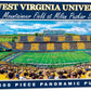 Masterpieces Sports Puzzle - Stadium Panoramic 1000 Piece Jigsaw Puzzle For Adults - West Virginia Mountaineers Ncaa Stadium Panoramics Center View - 13'X39'