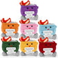 Megele 7pcs Emotional Support Dumpster Fire Gift Set Handmade Crochet Desk Accessories Room Decor Funny Gifts for Women Men Frie