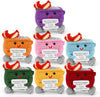 Megele 7pcs Emotional Support Dumpster Fire Gift Set Handmade Crochet Desk Accessories Room Decor Funny Gifts for Women Men Frie