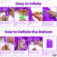 Katchon Purple 2-Piece Number 15 Balloon Set - 40 Inch, 15Th Birthday & Anniversary Decorations For Girls