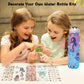 Valentines Day Gifts for Girls, Decorate Your Own Water Bottle Kits for Girls 4-12, Girls Water Bottle, Gem Stickers DIY Arts an