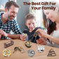 Wettarn 9 Pcs Metal Brain Teaser Puzzles Teaser 3D Steel Puzzle For Adults Unlock Interlocking Puzzle Adult Iq Education Smart Puzzle Toys Gift For Christmas(Novelty Style)