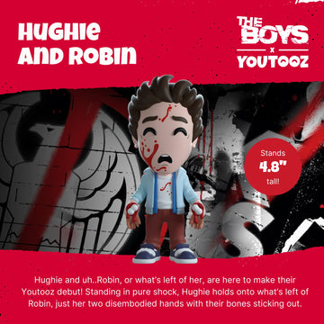 Youtooz Hughie And Robin 4.6'' Vinyl Toy Figure, Official Licensed Hughie And Robin Collectible From The Boys Tv Series And Comi
