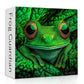 Frog Puzzles for Adults 1000 Pieces, Nature Wild Animal Jigsaw Puzzles, Challenging Forest Puzzle as Wall Decor