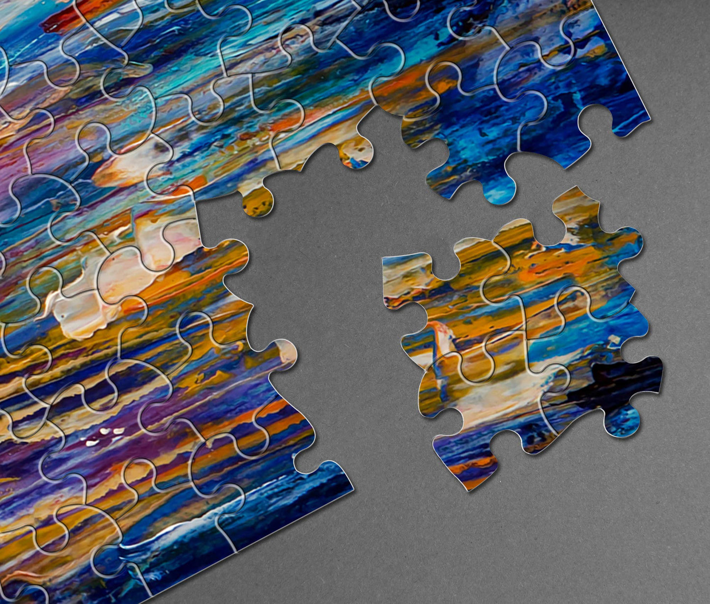 Americanflat 500 Piece Boat Puzzle, 18X24 Inches, Wooden Boat At Sunrise By Olena Art