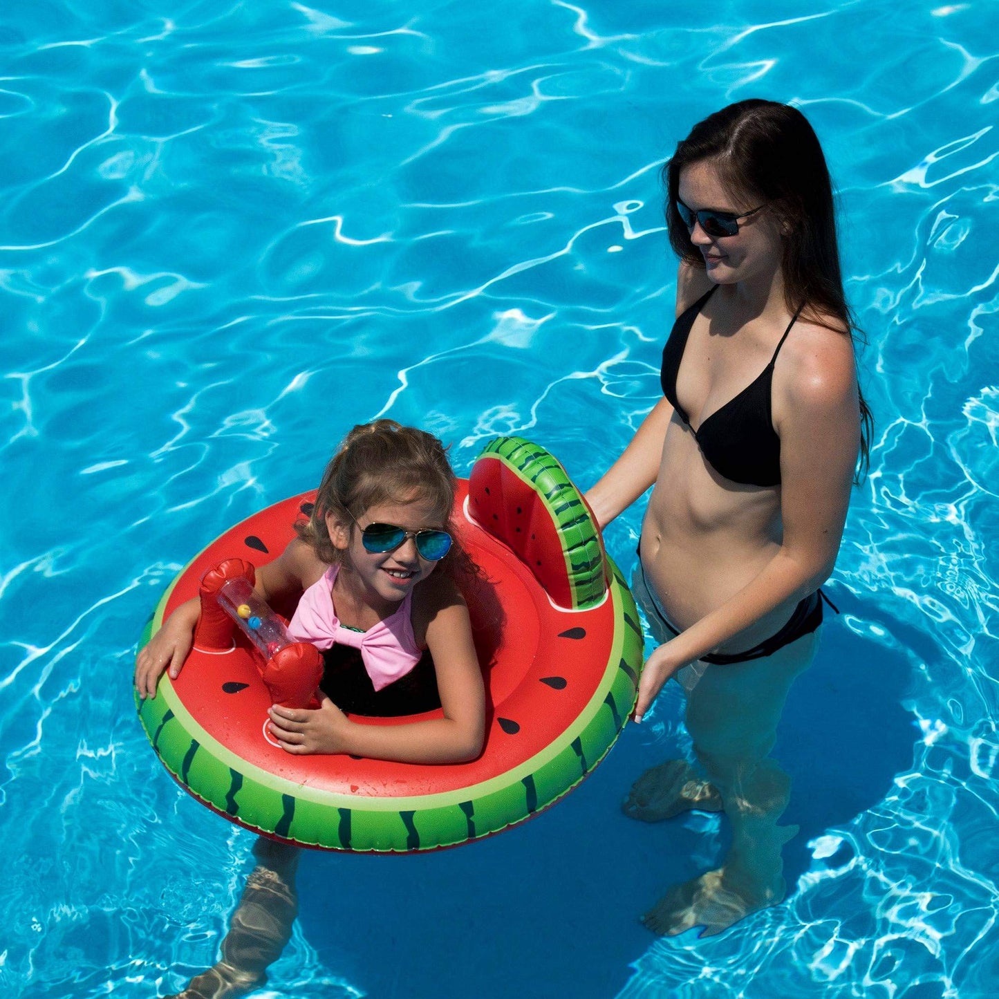 Swimline Inflatable Watermelon Baby Seat Float