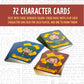 Paladone Harry Potter Who Is It, 20 Questions Character Guessing Game, 72 Character Cards