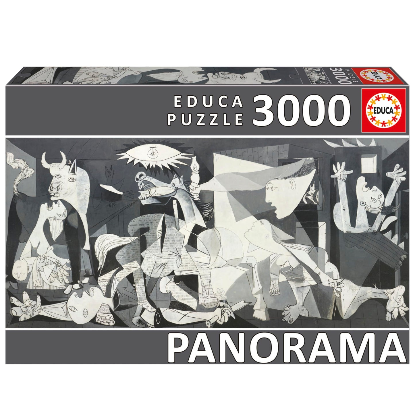 John N. Hansen Co. Guernica - Pablo Picasso Panoramic Puzzle 3000 Pieces