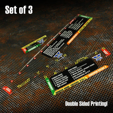 Litko Gauge Set | Compatible With Warhammer 40K 10Th Edition | Movement | Shooting | Fight | Close Combat | Wh40K Templates (Var