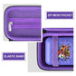 Supmay Carrying Case For Bitzee/Disney Interactive Toy/Magicals Interactive Toy Digital Pet, Gifts For Virtual Pet Enthusiast/Girls & Boys, Travel Case With Mesh Pocket For Battery, Cable,Black+Purple