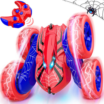 RC Car Toys for 3 4 5 6 7 8 9 10 Year Old Boys,Double Sided 360 Flip 4WD Remote Control Car 2.4GHz Electric Rechargeable Toys fo