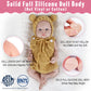 Vollence 19 Inch Realistic Full Body Silicone Baby Doll That Look Real Boy,Not Vinyl Material Dolls,Lifelike Baby Dolls,Reborn Baby Doll, Real Baby Doll - Boy