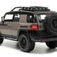 Jada Toys Just Trucks 1:24 Toyota Fj Cruiser Die-Cast Car Brown With Tire Rack, Toys For Kids And Adults