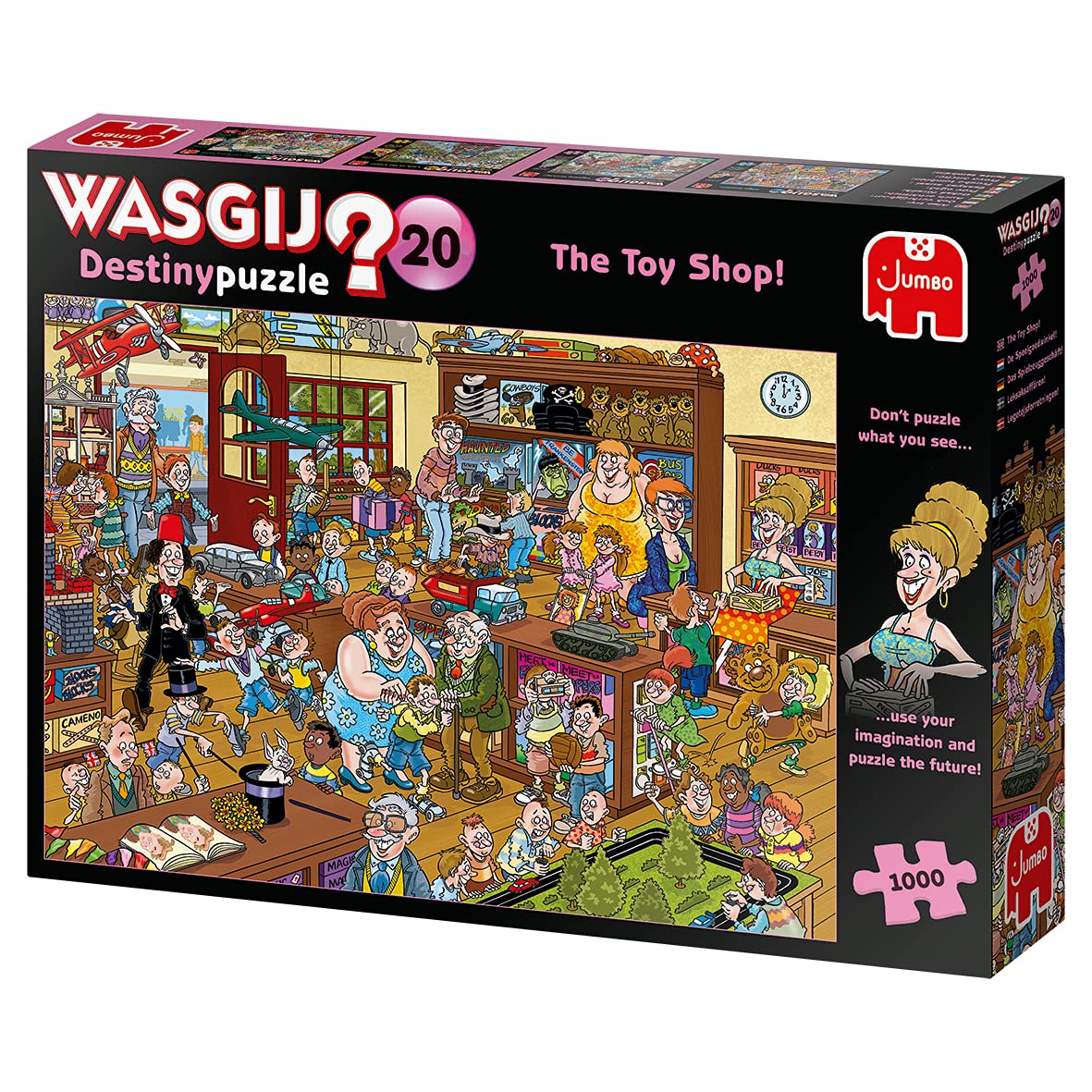 Jumbo, Wasgij Destiny 20, The Toy Shop!, Jigsaw Puzzles For Adults, 1,000 Piece