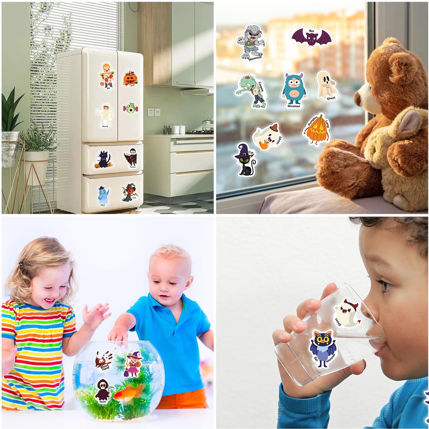 Halloween Reusable Sticker Books For Kids Activity Book Halloween Sticker Book For Toddlers Girls Boys Preschool Education Learning Travel Toys Halloween Party Favor Gift