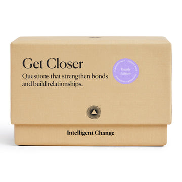Intelligent Change Family Bonding Card Game - 100 Fun Question Cards, Icebreaker Activities, Model LGCFAMILY, Paper Material