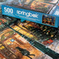 Springbok 500 Piece Jigsaw Puzzle - Winter Wonderland Cafe Scene, Cardboard, Model 34-01698