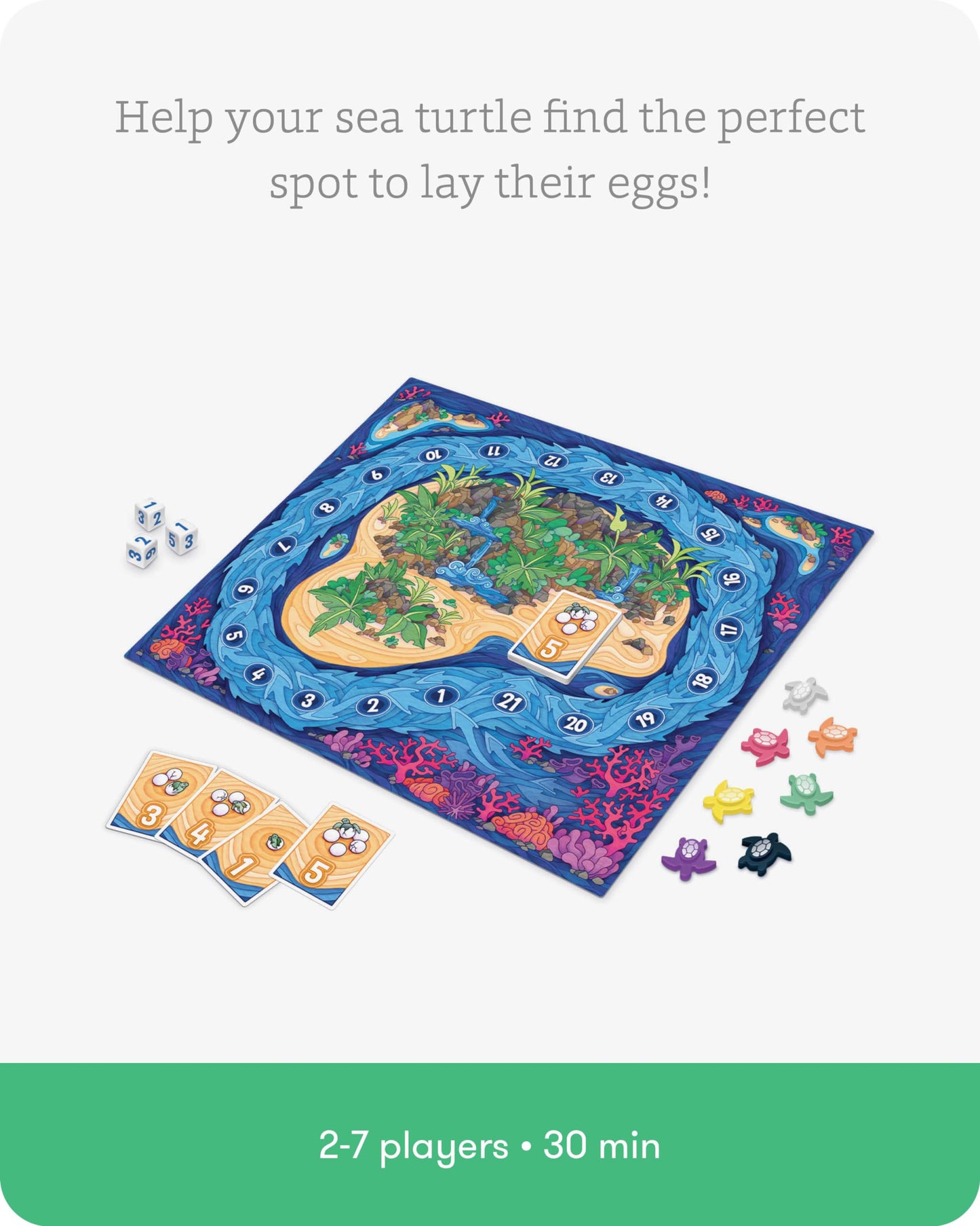 Simplyfun Shore Seekers - A Fun And Interactive Math Board Game For Kids - Practice Addition And Multiplication Skills - Math Ga