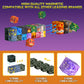 100PCS Magnetic Blocks - Build Mine Magnet World kids Building Toy, Magnetic Tiles Building Blocks Toddler STEM Montessori Toy S