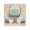 Astronaut And A Rocket | Man On The Moon Puzzle For Kids | Multilayered 39 Piece Wooden Jigsaw Puzzle | Learning Educational Toys Gifts For Boys Girls 3 Years And Above.