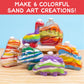 Made By Me Create Your Own Dinosaur Sand Art By Horizon Group Usa, Includes 6 Dino-Themed Bottles With Caps, 8 Sand Colors, Glitter, Funnel & More, Multi