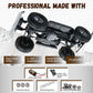 Eazyrc Fms Fcx10 1/10 Rc Crawler Rs Chevy K5 Blazer Orange, With License Hobby Grade Rc Truck, 8Km+ 2 Speed Transmission Remote