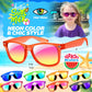 Joycover 16 Pack Kids Sunglasses Bulk, Kids Sunglasses Party Favor, Translucent Sunglasses For Kids With Uv 400 Protection, Part