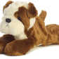 Aurora® Adorable Mini Flopsie™ Semper Fi Stuffed Animal - Playful Ease - Timeless Companions - Brown 8 Inches