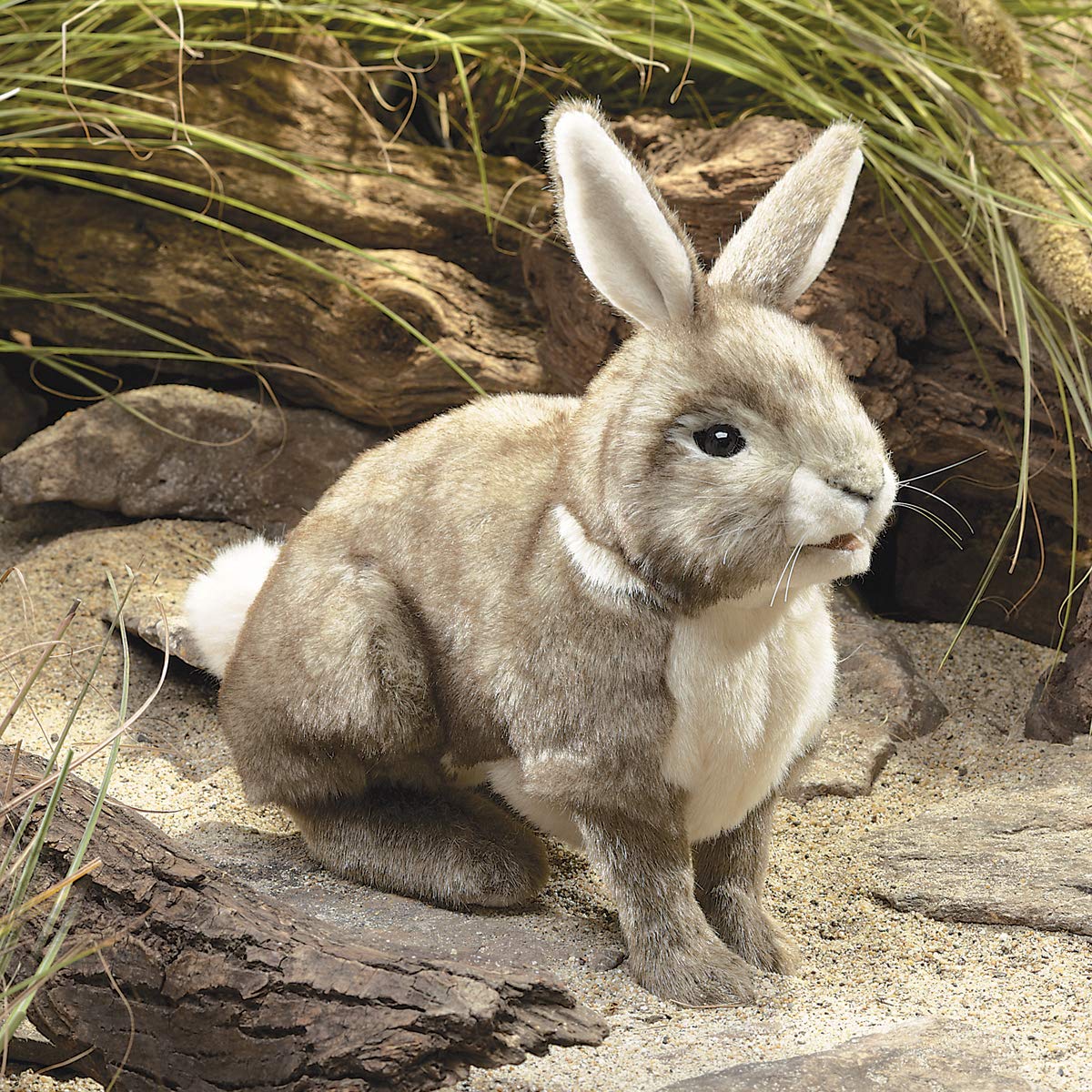 Folkmanis Cottontail Rabbit Hand Puppet Brown, 1 Ea