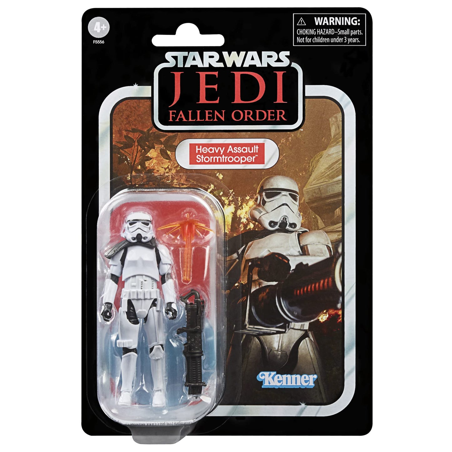 STAR WARS Vintage Collection Heavy Assault Stormtrooper 3.75" Action Figure - White, Plastic, Model F5556