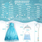 Davvew Princess Dress Light Up Halloween Costumes For Girls Age 3-10 Year Old Costume For Kids Toddler Dress Up Clothes