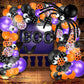 Bonropin Halloween Balloon Garland Arch Kit With Halloween Spider Web, Boo Aluminum Foil Banner Balloons, Spider Balloons, Black