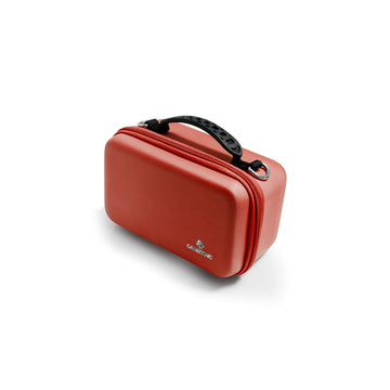 Gamegenic Game Shell 250+ | Portable Case For Board Games And Card Games | Holds Up To 250 Double-Sleeved Cards | Accessories Compartment Holds Tokens And Dice | Red Color | Made By