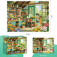 500 Piece Jigsaw Puzzles for mature-themeds  Cozy Flower Shop with Children Puzzles for mature-themeds  Fun and Challenging Puzzle for Family Time  Relaxing Gift for mature-themeds  Kids  Seniors  20.5 x 15 in