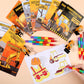 BenLouis 24 Construction Mini Coloring Books Kids with 24 Stacking Crayons Excavator Theme Party Favors Activity Books Bulk for