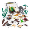 Terra By Battat – Bugs & Reptiles Figurines & Accessories – 60Pc Toy Animal Bucket For Kids – Insect Toys – Lizards, Grasshoppers, Beetles, And More – 3 Years + – Critters & Crawlers World