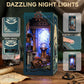 Book Nook Kits for mature-themeds - Ocean Mystery 3D Puzzle with LED | Pirate Shipwreck Diorama & Seashell Decor | Unique Gifts for Adventure Lovers (Blue)