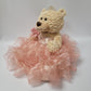 KINNEX COLLECTIONS SINCE 1997 20 Quince Anos Quinceanera Last Doll Teddy Bear with Dress (Centerpiece) ~ ARC16832-30R (Rose Gold