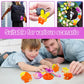 Jdsty 24Pcs Easter Mini Pop Keychain,Mini Easter Fidget Sensory Simple Pop Toys For Easter Basket Stuffers, Egg Fillers Gifts, E
