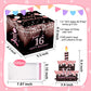 Meiidoshine Sweet 16Th Birthday Money Box For Cash Gift, Surprise Pull Out Money Gift Box With 100Pcs Transparent Bags - Fun Way