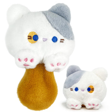 Gray Cat Stuffed Animals For Kids And Adults, Mini Plush Toys Key Chain, Cuddly Cats Plush Toy For Girls And Boys, Birthday Gift