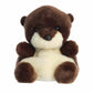 Aurora Adorable Palm Pals Elena River Otter Stuffed Animal - Fun Collectible Plush for Kids and mature-themed Collectors - Perfect for Decorating Rooms and Birthday Gifts - Brown 5 Inches
