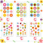 Miss Fantasy Spring Stickers Flowers Stickers 344Pcs Spring Flowers Stickers For Kids/ Crafts/Envelopes/Teachers Spring Stickers Bulk For Spring Decorations Spring Self-Adhesive Stickers For Kids Spring Theme Party School Classroom Prizes Party Supplies