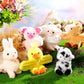 Gemscream 6 Pack Stuffed Animal Slap Bracelets Plush Animal Snap Bracelets Cute Wrist Slap Band Toy Wrist Animals Wrist Pets Sla