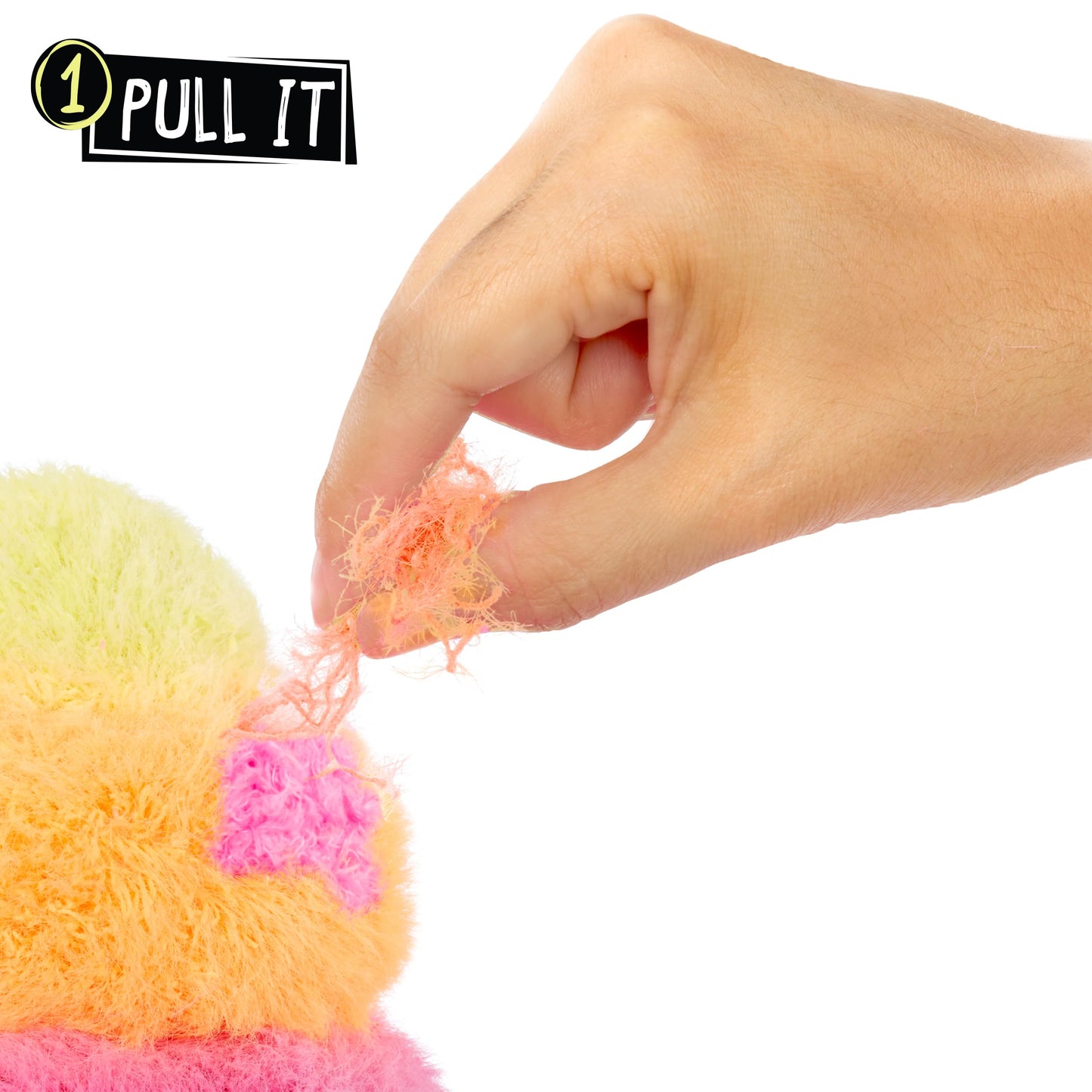 Fluffie Stuffiez Ice Cream Plush - Small Multicolor Collectible, Ultra Soft Polyester, Surprise Reveal Unboxing, Model 594192EUC