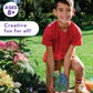 MindWare Paint Your Own Stone Dragon, Outdoor Garden Fantasy Decor, DIY Craft Kit for Ages 8+